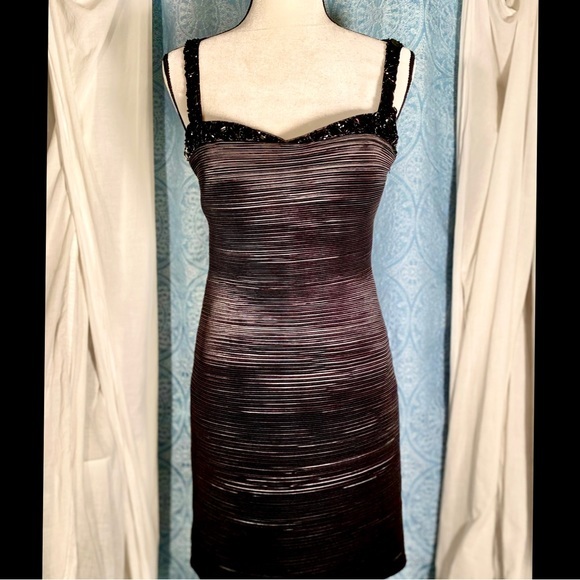 Saboroma Dresses & Skirts - #D1 Saboroma Beaded Black Dress